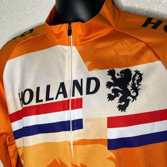 Holland Miloto Bicycle Zip Shirt Sz XL - Picture 2 of 6